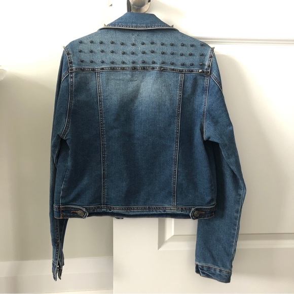 Love Culture Studded Rock Denim Jacket Jeans - Picture 2 of 4
